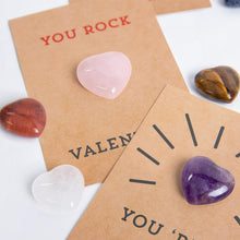 Load image into Gallery viewer, 24 Pack Valentines Cards with Heart-Shape Crystals