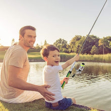 Load image into Gallery viewer, Mini Fish-shaped Portable Fishing Rod Kit