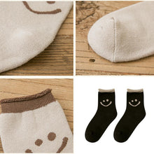 Load image into Gallery viewer, Lovely Smile Face Cotton Socks