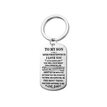 Load image into Gallery viewer, To My Son- Keychain or Necklace