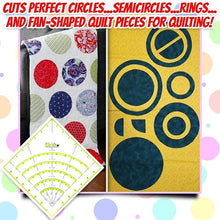 Load image into Gallery viewer, Arcs &amp; Fans Quilt Circle Cutter Ruler