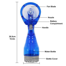 Load image into Gallery viewer, Handheld Water Spray Fan