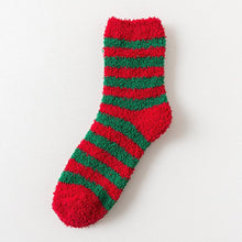 Load image into Gallery viewer, Christmas Fuzzy Fluffy Socks