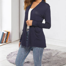 Load image into Gallery viewer, Women&#39;s Casual Lightweight Open Front Long Sleeve Cardigans