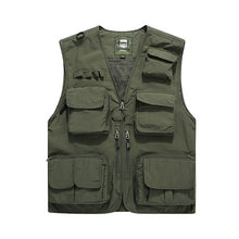 Load image into Gallery viewer, Outdoor Lightweight Mesh Fabric Vest with 16 Pockets