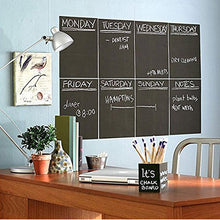 Load image into Gallery viewer, Black Chalkboard Stickers Adhesive Blackboard