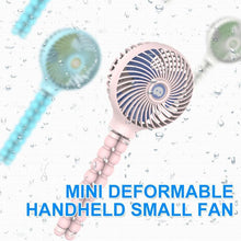 Load image into Gallery viewer, Mini Deformable Portable Fan