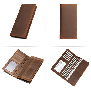 Men's Long Genuine Leather Wallet