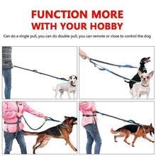 Load image into Gallery viewer, Handsfree Elastic Bungee Dog Leash