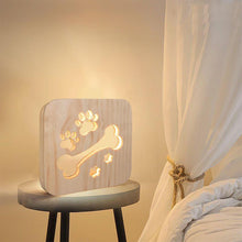 Load image into Gallery viewer, House Decor LED Wooden Lamp