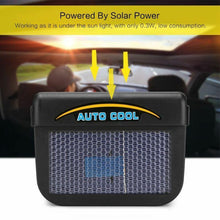 Load image into Gallery viewer, Vehicle Solar Powered Car Vent Window Fan