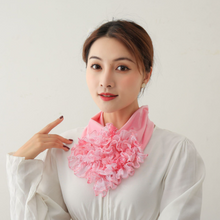 Load image into Gallery viewer, Fashion Lace Scarf Flower Collar