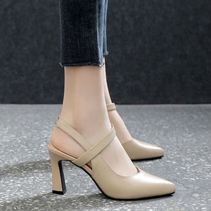 Pointed Toe High Heel Sandals