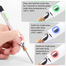 Load image into Gallery viewer, USB Portable Electric Soldering Iron Set