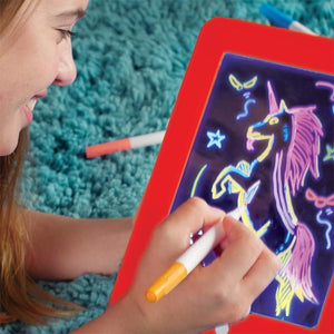 3D LED Luminous Magic Drawing Pad Toys