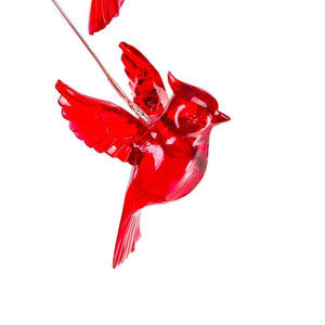 Red Bird Wind Chime Light