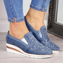 Load image into Gallery viewer, Women Shining Casual Slip-on Sneaker Shoes