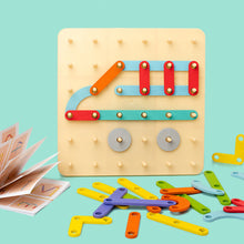 Load image into Gallery viewer, 🌈💐Montessori Pegboard Puzzle💐