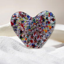 Load image into Gallery viewer, Colorful Glass Pocket Heart