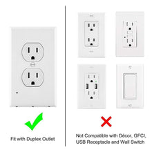 Load image into Gallery viewer, Hirundo Outlet Wall Plate With LED Night Lights