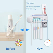 Load image into Gallery viewer, Automatic Toothpaste Squeezer and Holder Set