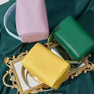 Portable Waterproof Candy Color Square Storage Bag