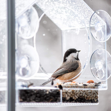 Load image into Gallery viewer, Window Bird House Feeder