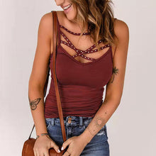 Load image into Gallery viewer, Casual Camisole Top T-Shirt