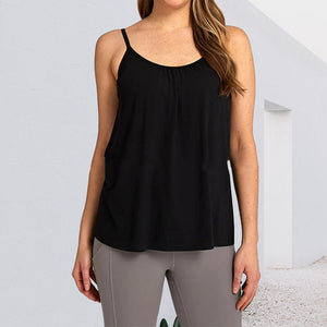 Loose-fitting Tank Top With Built-in Bra