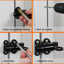 Load image into Gallery viewer, Aluminum Alloy Automatic Window Spring Latch