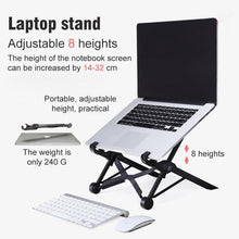 Load image into Gallery viewer, Adjustable and Portable Laptop Stand