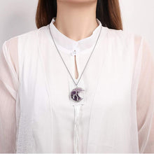 Load image into Gallery viewer, Tree of Life Crescent Moon Necklace