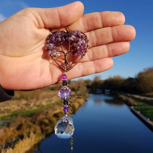 Tree of Life Crystal Pendant