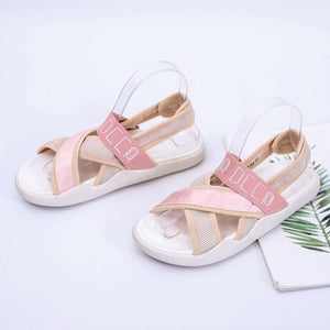 Peep Toe Comfortable Sport Casual Flat Sandals