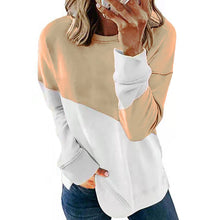 Load image into Gallery viewer, Crew Neck Contrast Sweatshirt