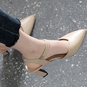 Pointed Toe High Heel Sandals