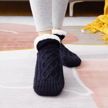 Load image into Gallery viewer, V-mouth Fluffy Slipper Socks