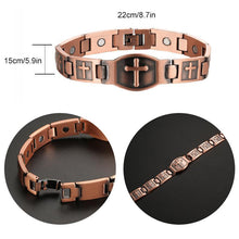 Load image into Gallery viewer, Magnetic Cross Bracelet