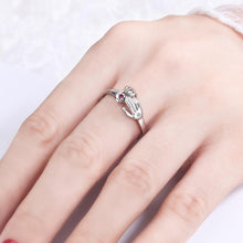 Load image into Gallery viewer, Adjustable Hand Hug Ring