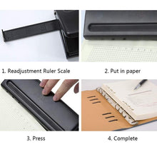 Load image into Gallery viewer, Adjustable 6-Hole Punch Paper Puncher