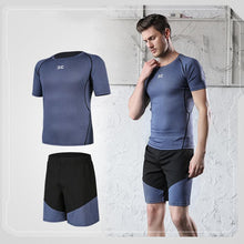 Load image into Gallery viewer, Men tight-fitting short-sleeved sportswear