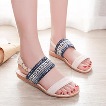 Load image into Gallery viewer, Summer Roman Flat Sandals