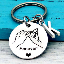 Load image into Gallery viewer, Stainless Steel Love Forever Keychain