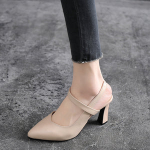 Pointed Toe High Heel Sandals