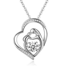 Load image into Gallery viewer, Zircon Heart Necklace