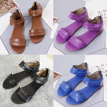 Load image into Gallery viewer, Women Sandals Fashion Flat Roman Shoes