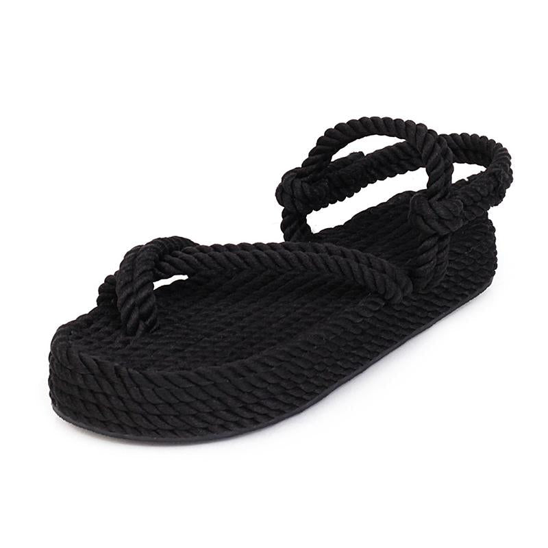 Fashion Knitted Platform Sandals