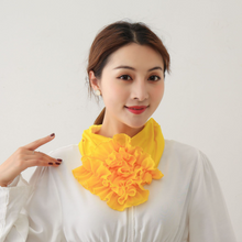 Load image into Gallery viewer, Fashion Lace Scarf Flower Collar