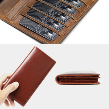 Load image into Gallery viewer, Men&#39;s Long Genuine Leather Wallet