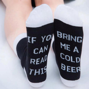 If You Can Read This Funny Saying Socks, 2 Pairs